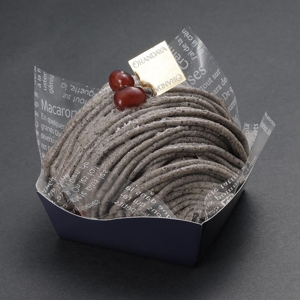 「黒ごまのモンブラン」税込み518円