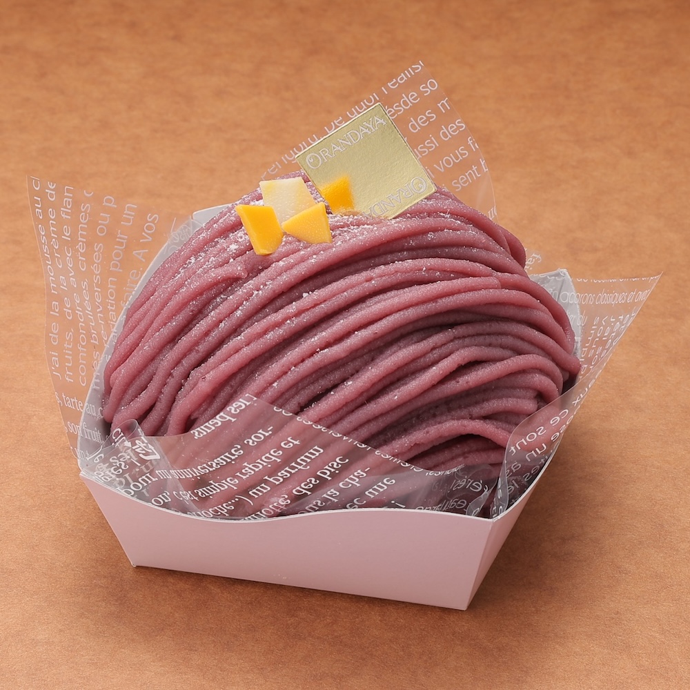「むらさき芋のモンブラン」税込み518円