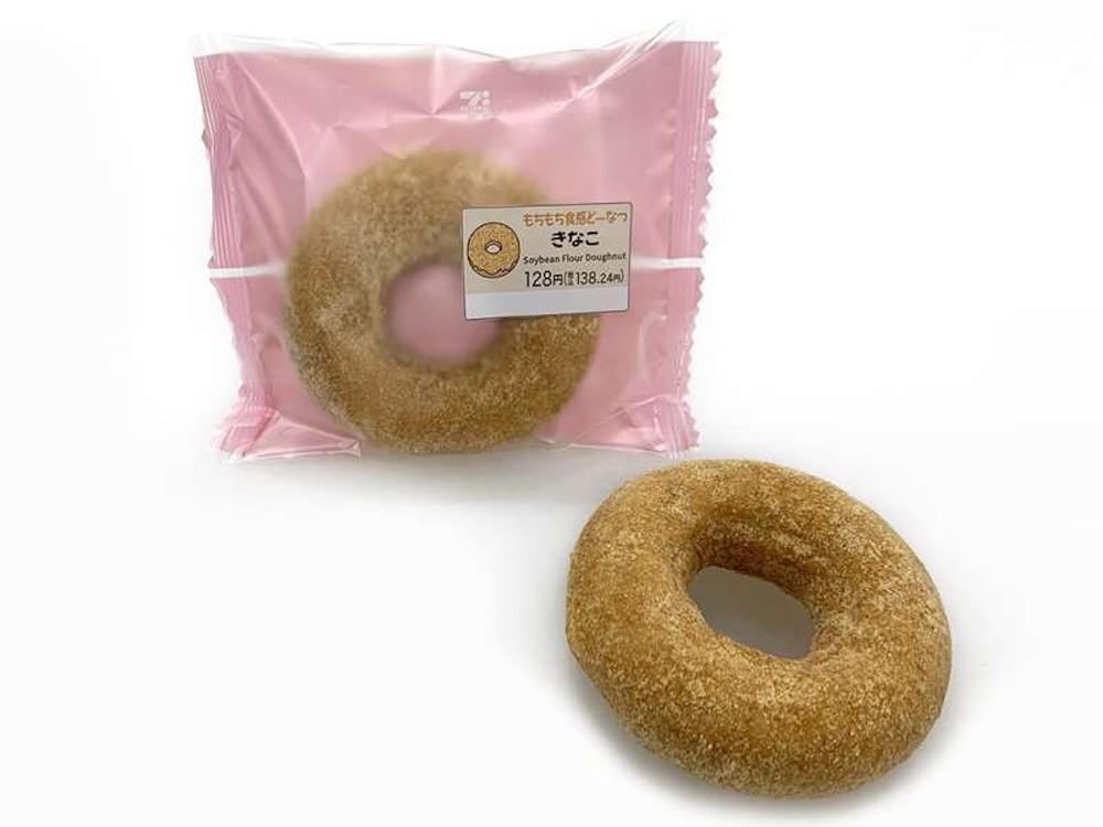「もちもち食感どーなつ きなこ」税込み138円