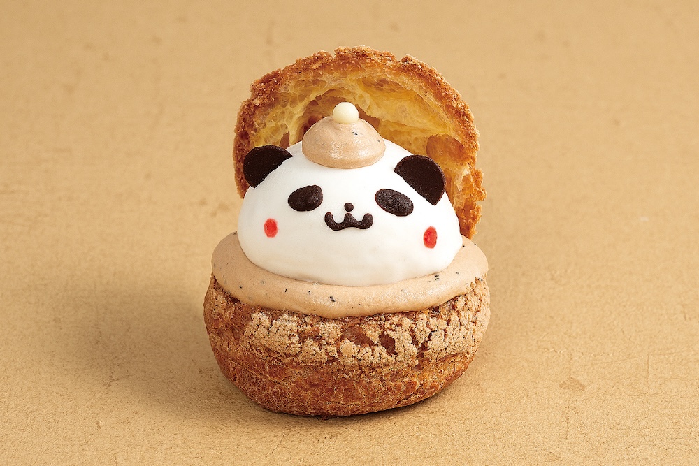 、「ロイヤルミルクティーのパンダシュークリーム」イメージ