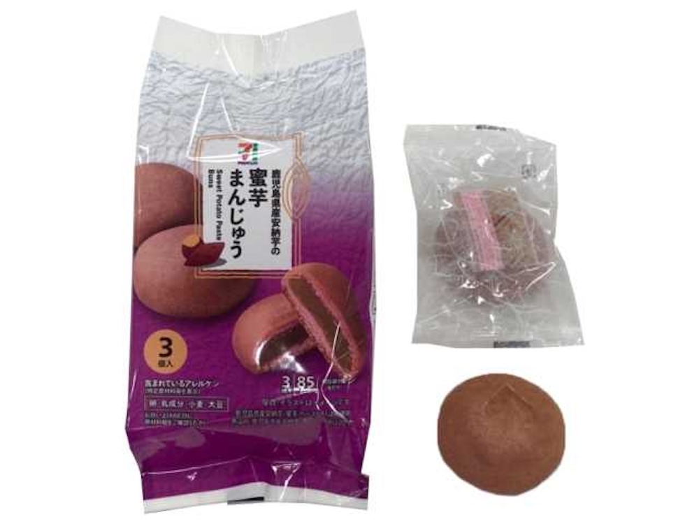 「セブンプレミアム 蜜芋まんじゅう」税込み321円