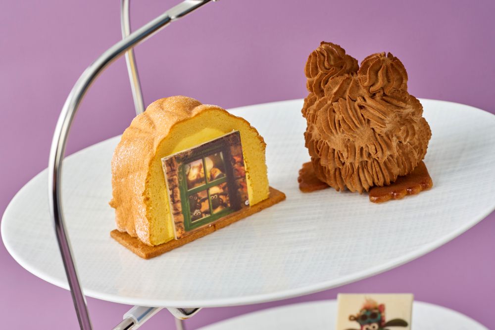 「アフタヌーンティーセット ~ひつじのショーン かぼちゃ畑の怪物!~」2店舗共通スイーツのイメージ