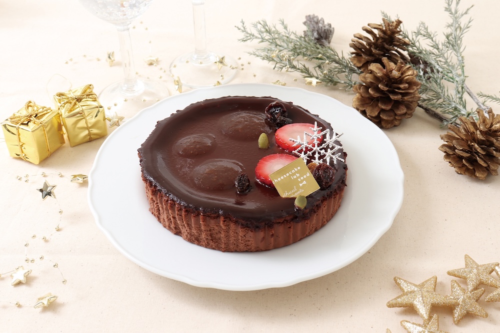 「有機チョコレートのクリスマスチーズケーキ・冷凍」参考価格・税込み3,974円