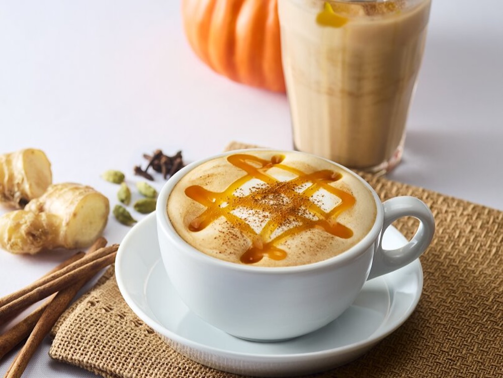 「＆TEA パンプキンチャイミルクティー」税込み640円