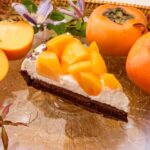 「柿とチョコレートのタルト」1ピース・税込み1,260円、ホール・税込み12,600円