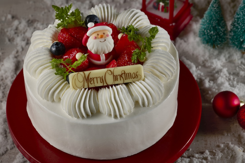 3サイズ展開される「クリスマス生デコレーションケーキ」税込み4,500円〜