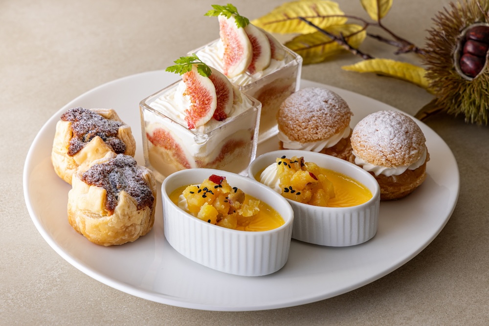 「秋の味覚とチョコレートのアフタヌーンティー」イメージ