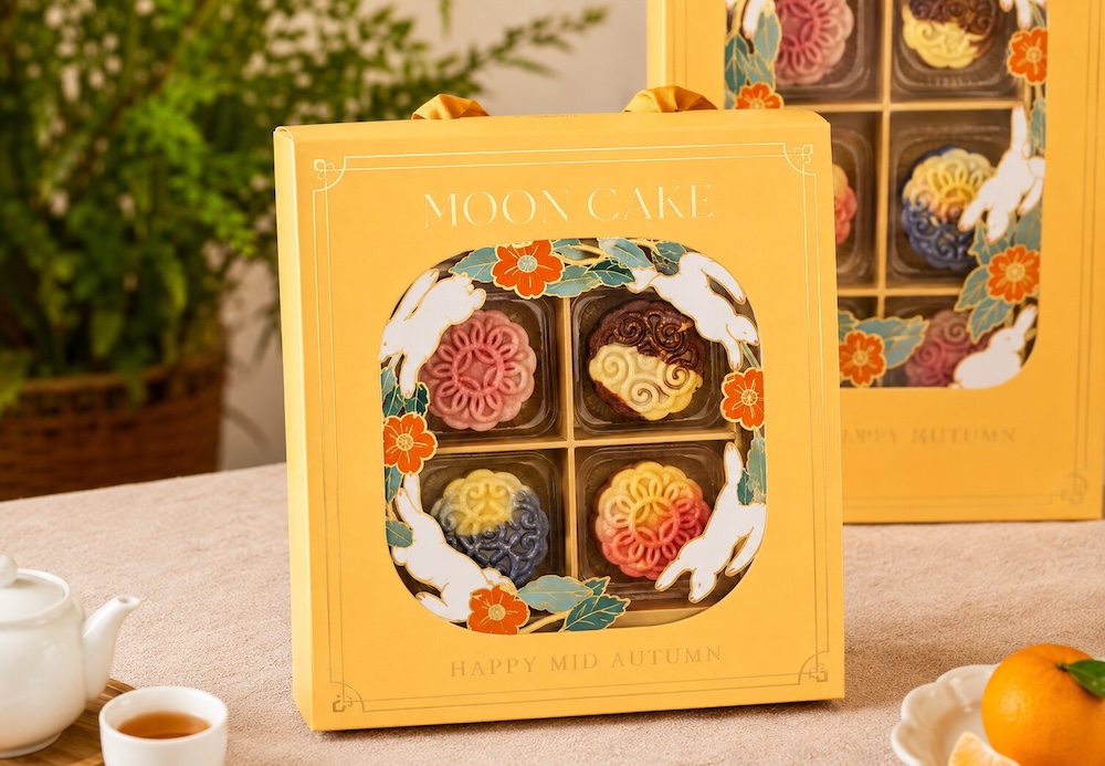 「万華 天神橋本店」限定「月餅アソート（2026限定パッケージ）」税込み2,480円