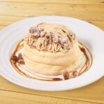 「和栗クリームのリコッタパンケーキ」ジャストサイズ・税込み1,200円