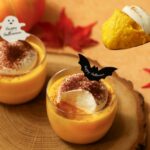 10月1日～10月31日に販売される「かぼちゃのプリン」税込み490円