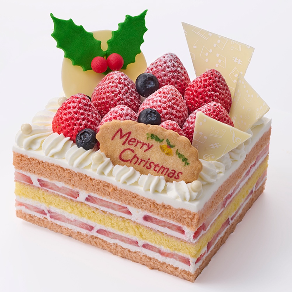 「ロイヤルパークホテル Sweets ＆ Bakery 粋」の小田急オリジナル「しっとりスポンジのクリスマスショートケーキ」税込み5,940円