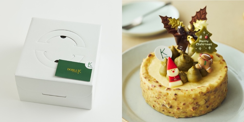 「ドブレ カー（Doble K）」の「ピスタチオといちごのババロアケーキ ピスフレサ」税込み5,400円