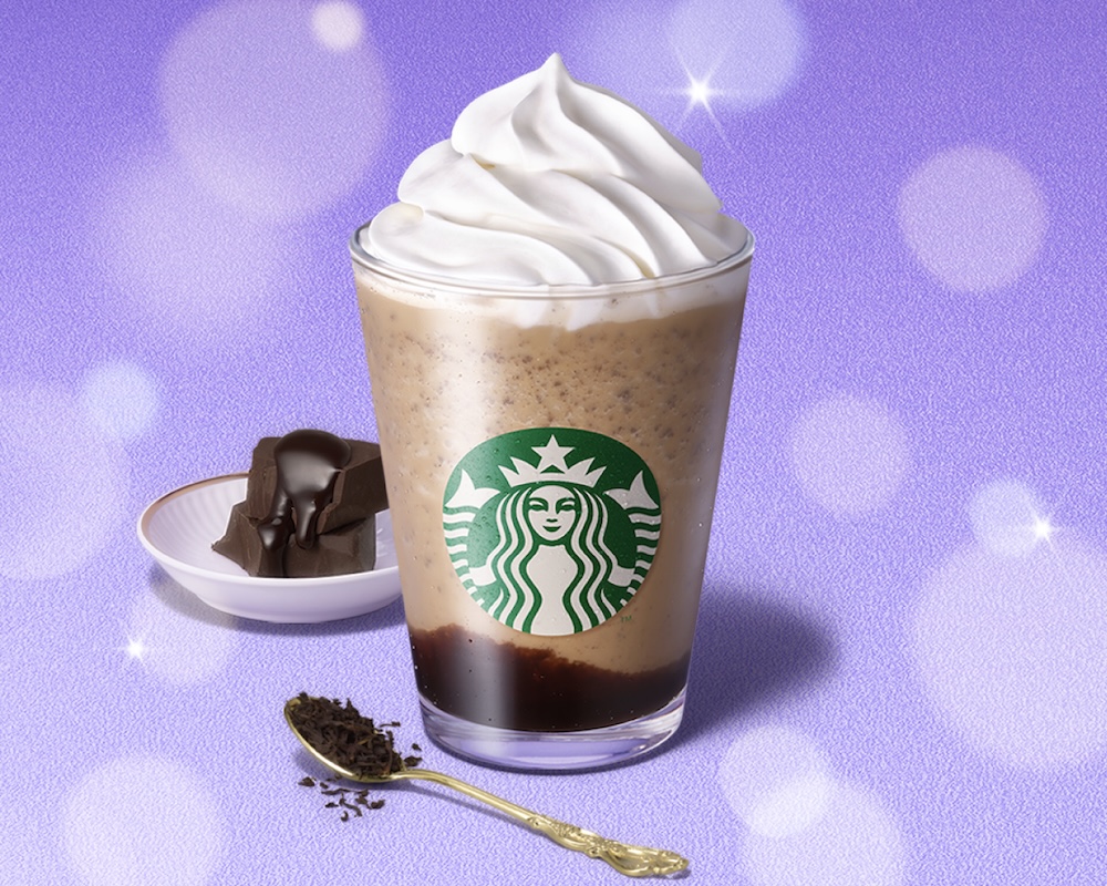 「アールグレイ チョコレート フラペチーノ」テイクアウト・税込み678円、イートイン・税込み690円