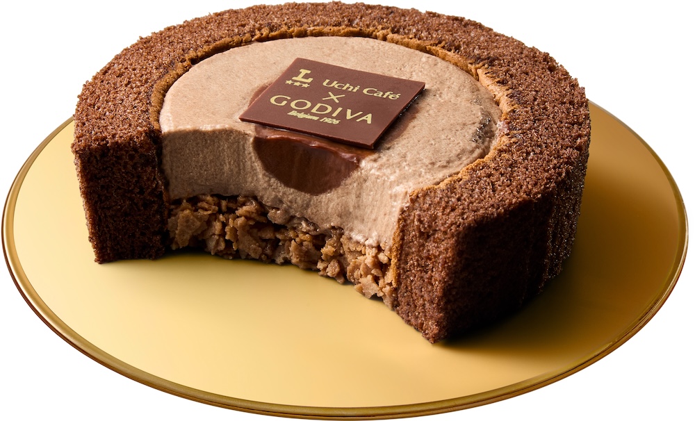 「Uchi Café×ゴディバ ショコラロールケーキ」税込み430円