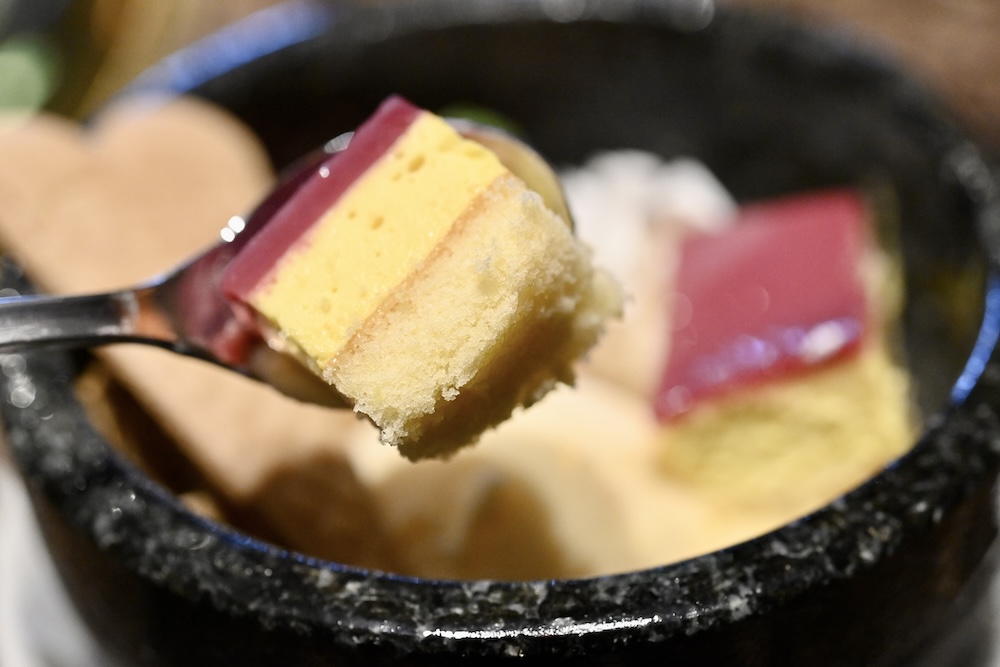 「ストーンアイス（安納芋ケーキ）」税込み649円