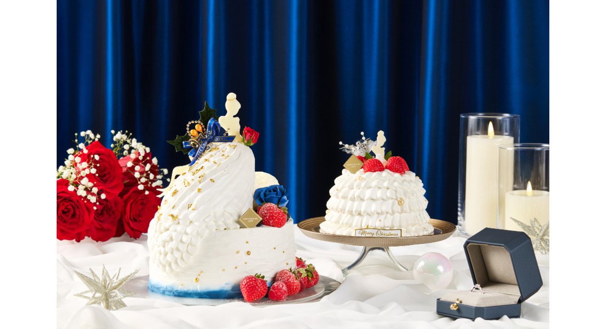 純白のドレスがケーキに！クリスマス限定2種が登場
