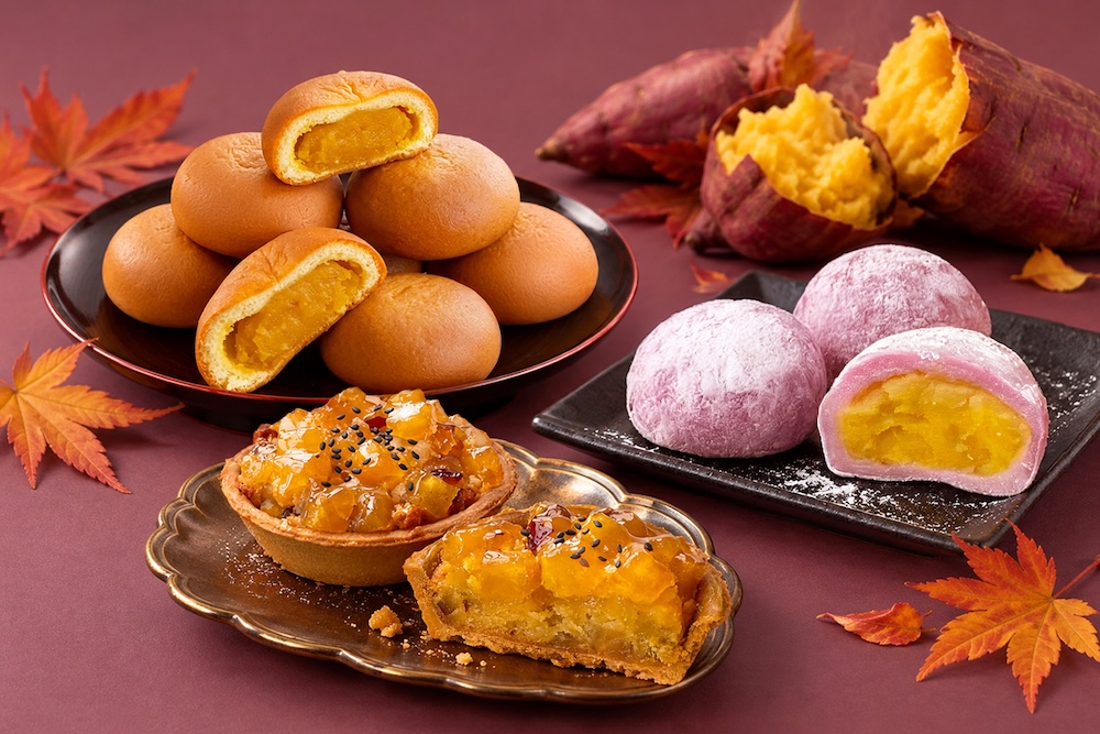 「お菓子のたいよう」芋スイーツ3種のイメージ