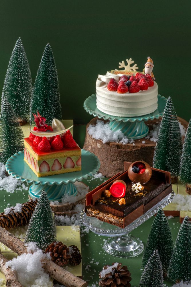 クリスマスケーキの各種イメージ