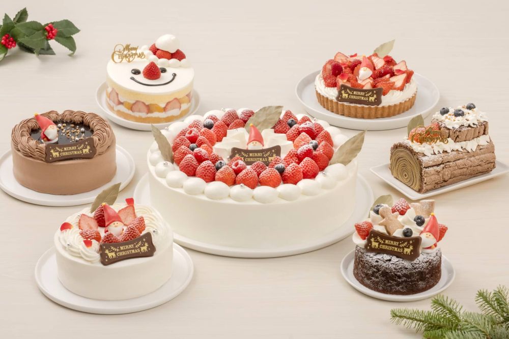 クリスマスケーキの各種イメージ