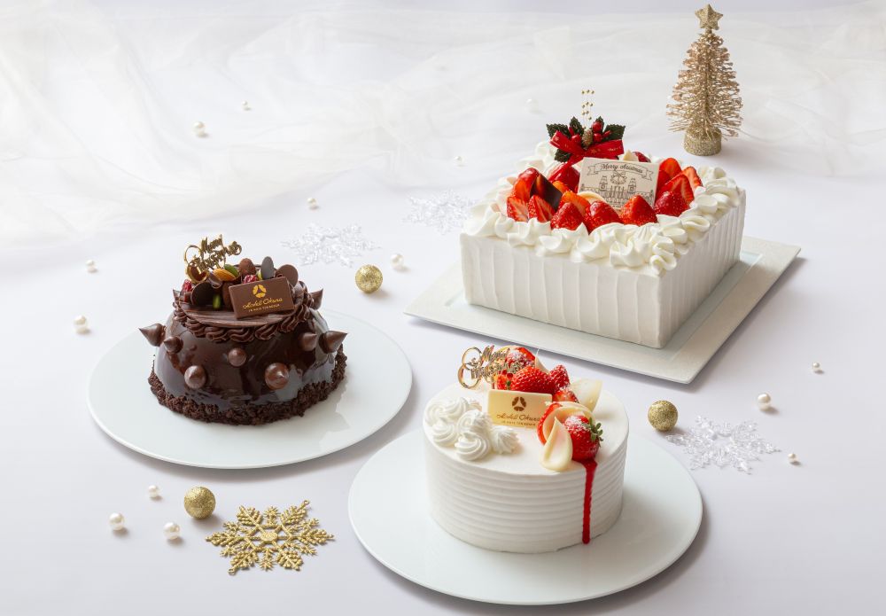 クリスマスケーキ3種のイメージ