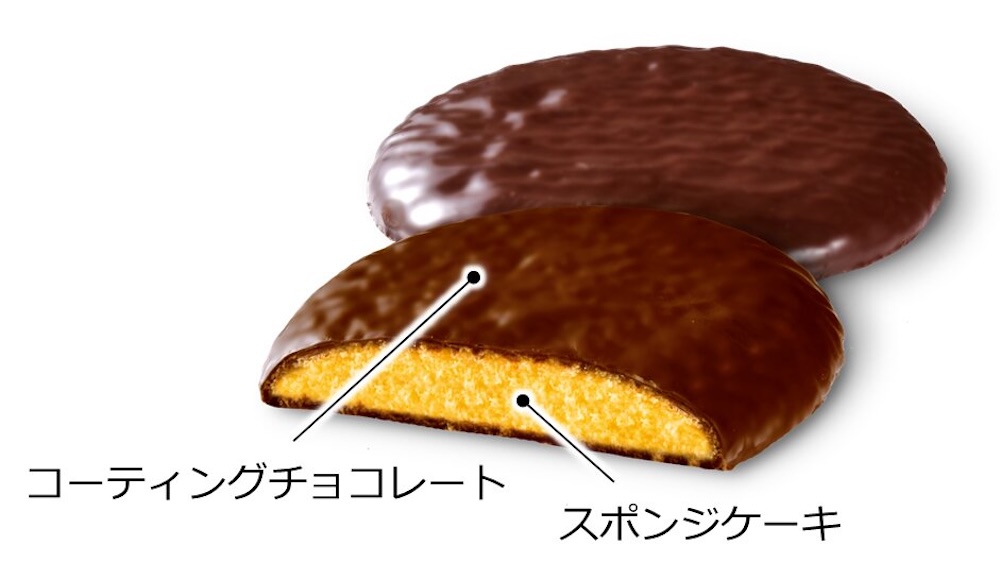 リニューアルした有楽製菓「チョコケーキ」イメージ