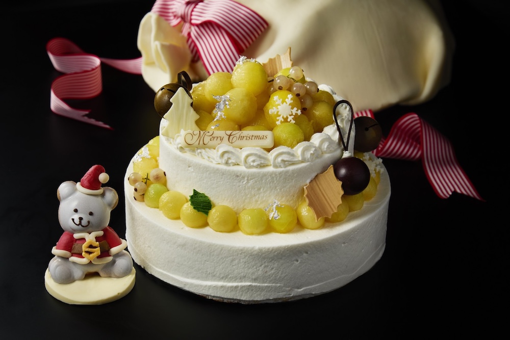 「シャングリ・ラ ベア サンタクロース メロンショートケーキ」税込み60,000円