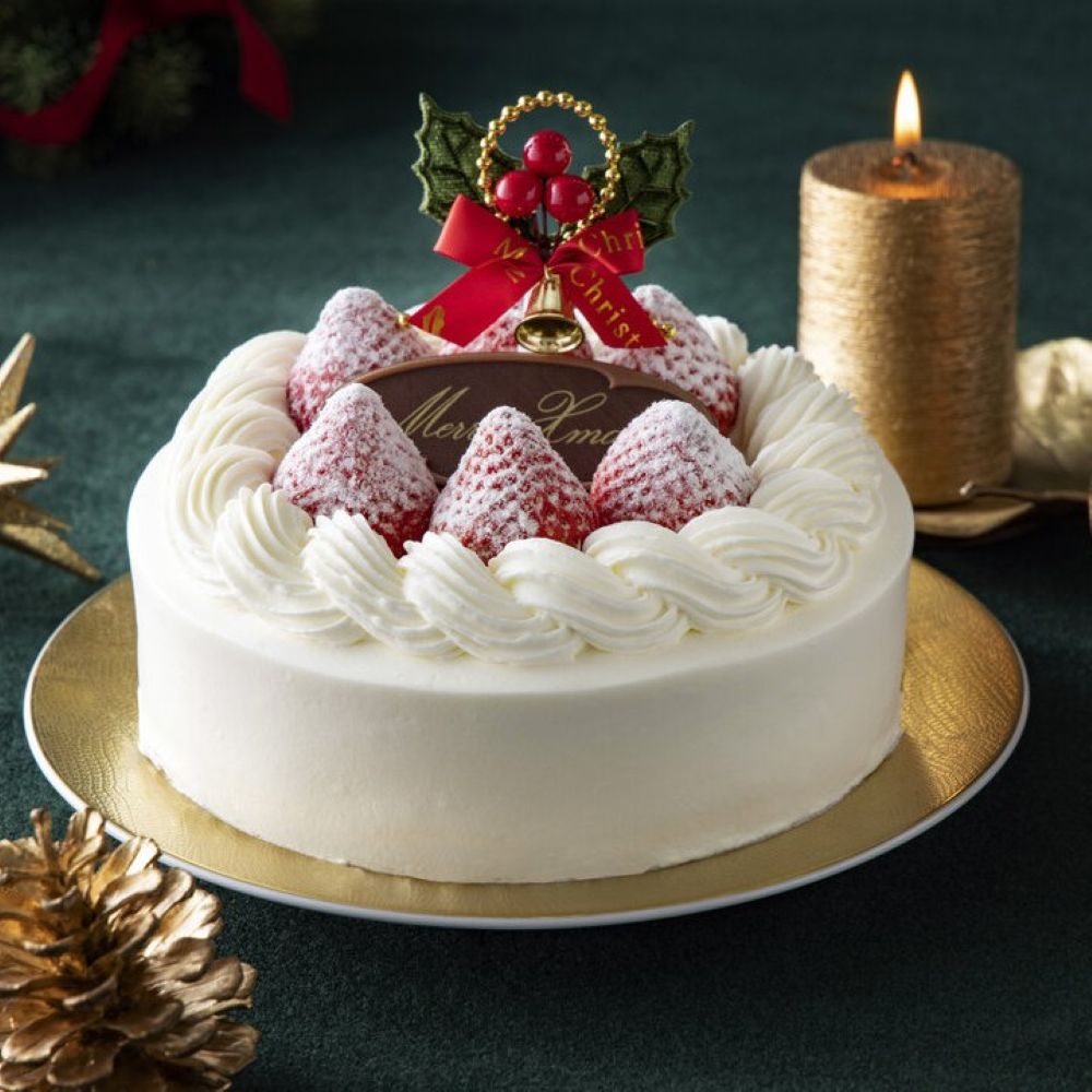 20台限定で「日本橋 千疋屋総本店」より販売される「クリスマスストロベリーショートケーキ（丸）5号」税込み10,800円