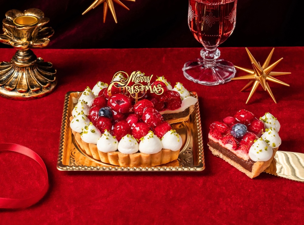 「Cake.jp」限定「X’mas 木苺のチョコタルト 4号」税込み3,800円