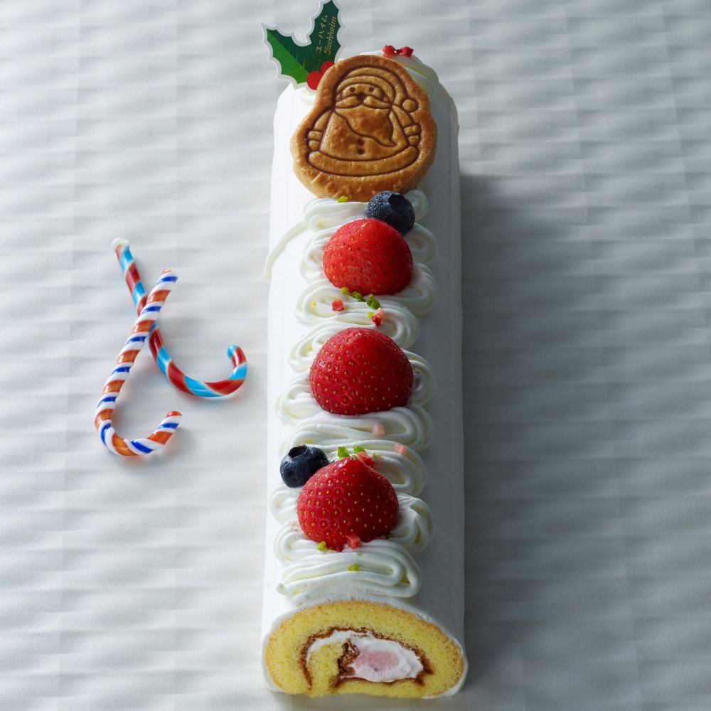 80台限定で「ユーハイム」より販売される「クリスマスロールケーキ」税込み2,700円