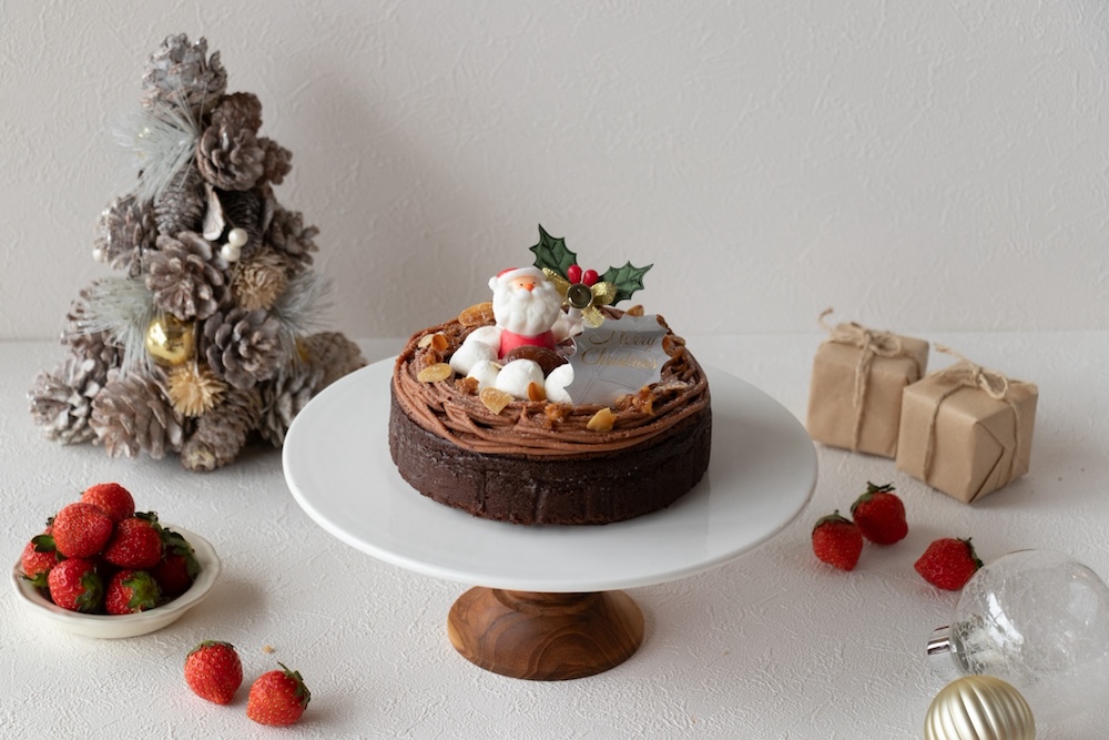 「ガトーショコラマロン（Chestnut Gateau Chocolat）」4号・税込み4,200円〜