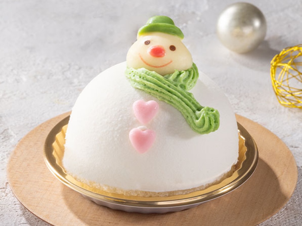 「Xmasスノーマンのホワイトチョコムースケーキ」税込み907円