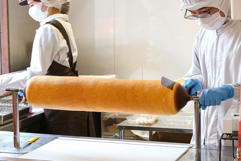 「焼きたてバウムクーヘン」イメージ