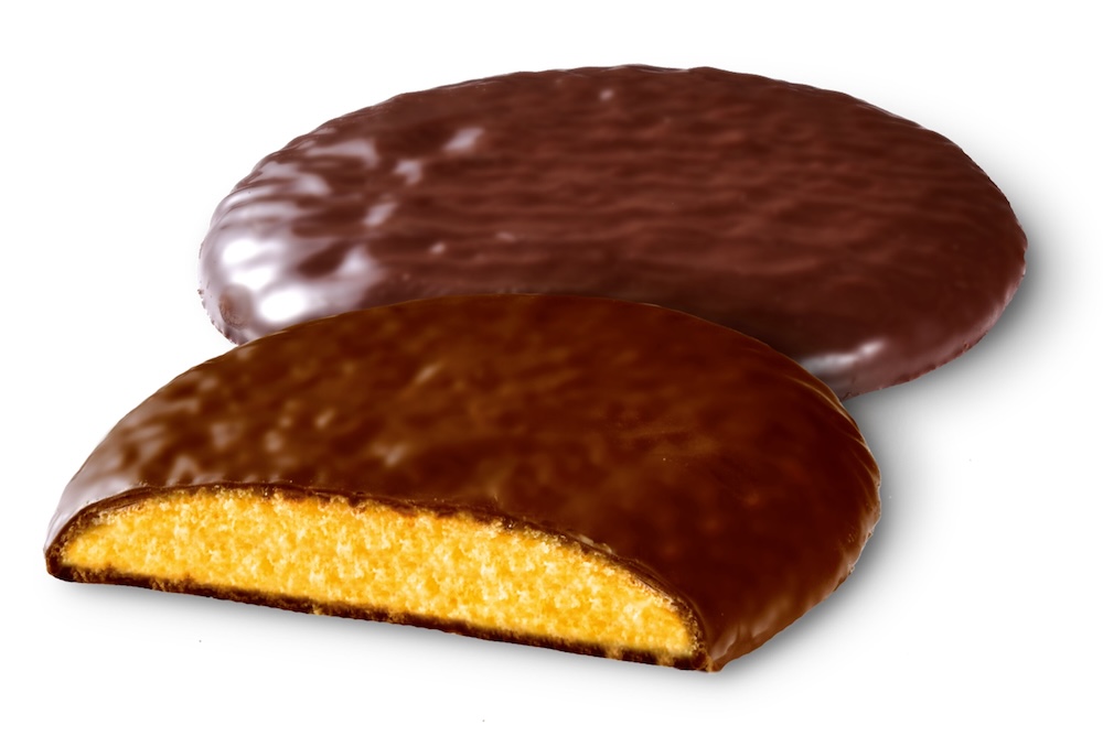 リニューアルした有楽製菓「チョコケーキ」イメージ