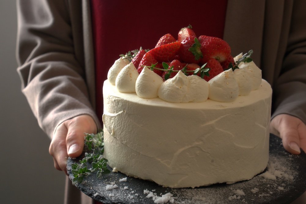 「苺が主役のクリスマスケーキ」税込み9,300円
