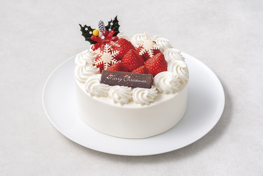 「クリスマスショートケーキ」4号・税込み4,500円〜
