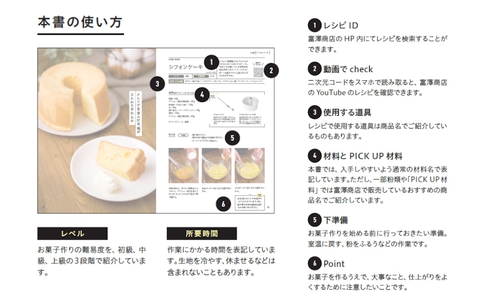 「富澤商店　一生ものお菓子レシピ」イメージ