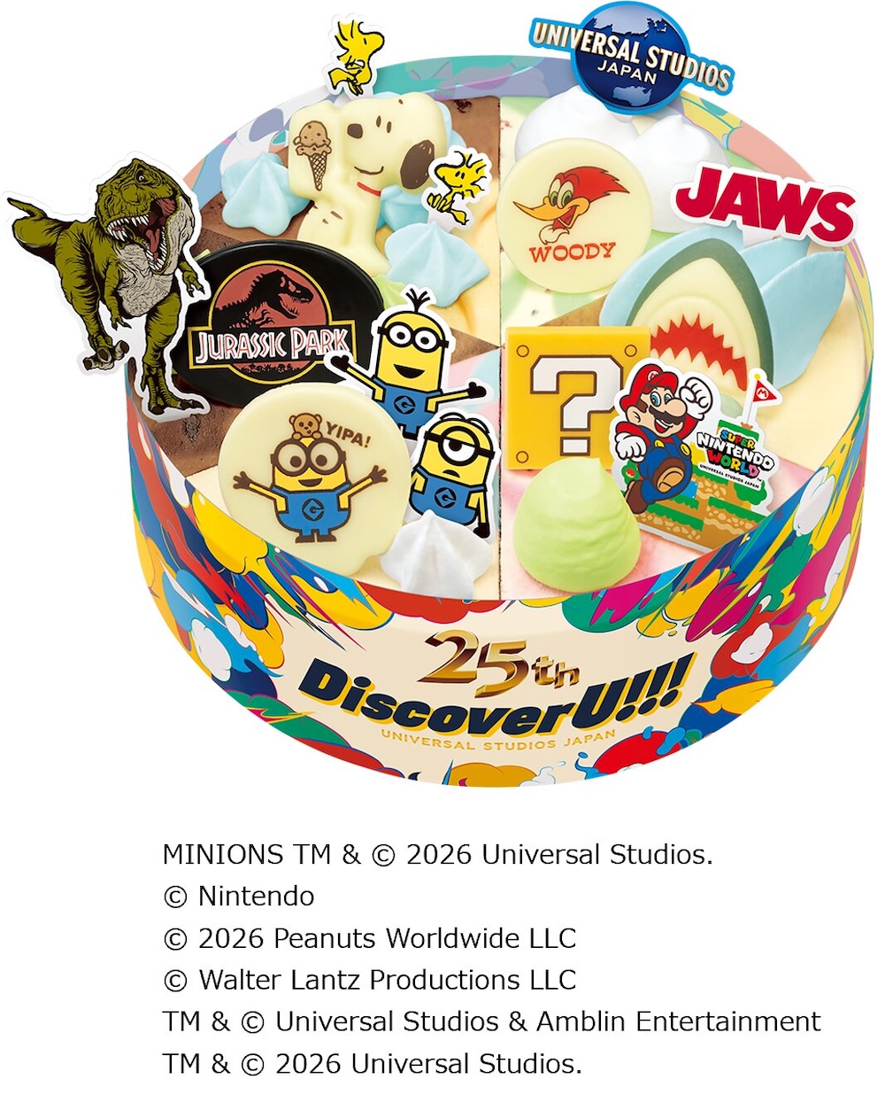 「ユニバーサル・スタジオ・ジャパン 25th アニバーサリー パレット6」税込み4,900円