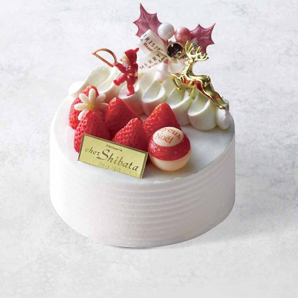 「シェ・シバタ」の「クリスマスストロベリー12cm」税込み4,968円