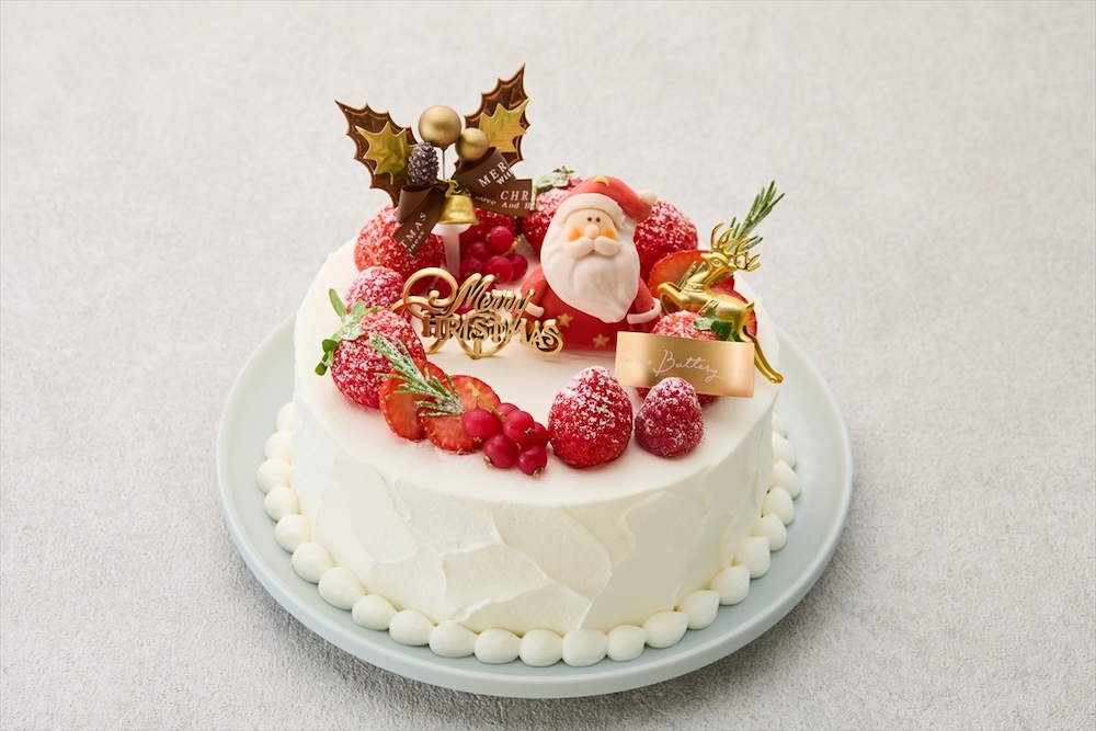 「バタリークリスマスショートケーキ」5号・税込み5,800円