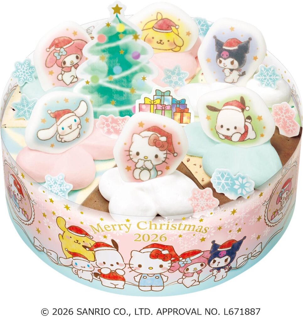 「サンリオキャラクターズ クリスマス パレット6」税込み4,900円