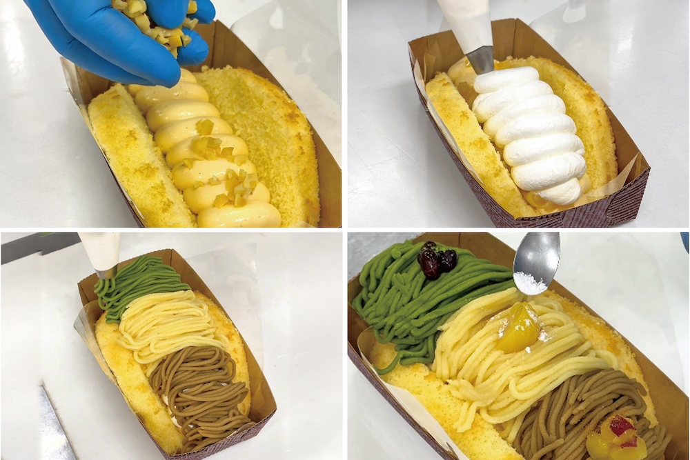 10月17日限定「モンブラン オムレット」税込み1,300円